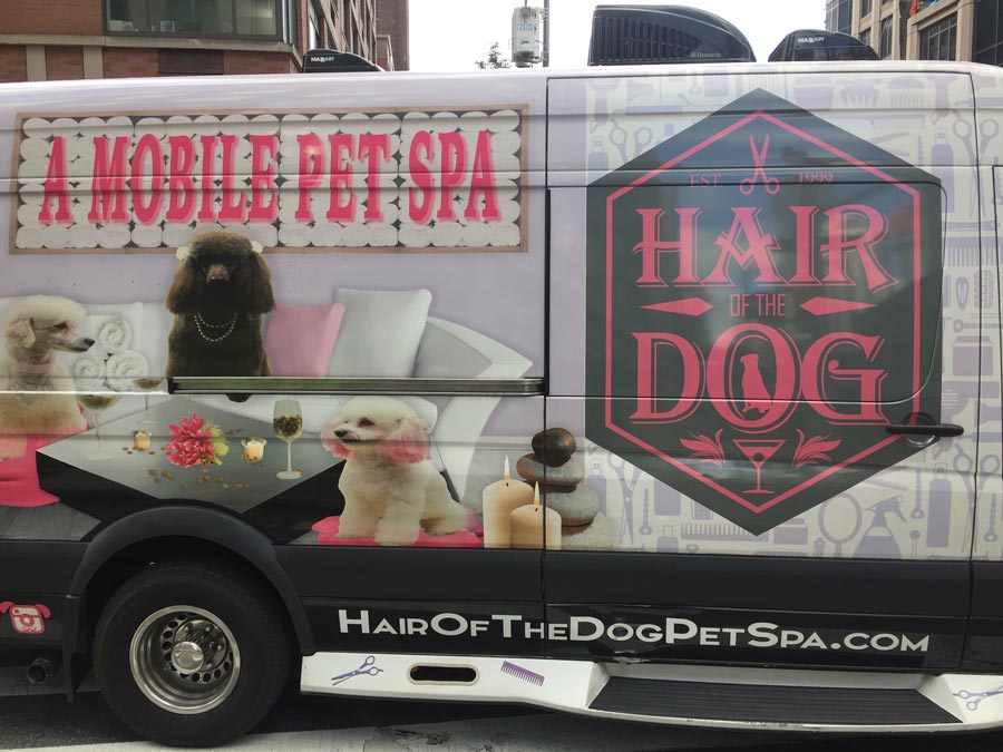mobile dog groomer, mobile groomer